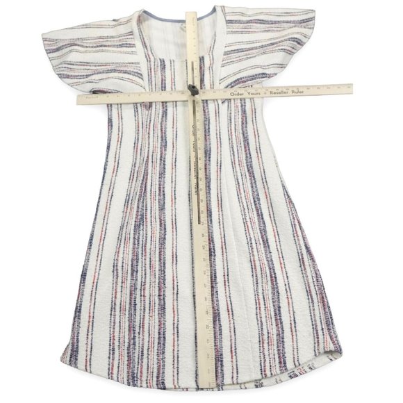 Anthropologie Akemi Kin Dress‎ Womens XS Off White Jovanie Boho Ruffle Sleeve - Picture 3 of 9